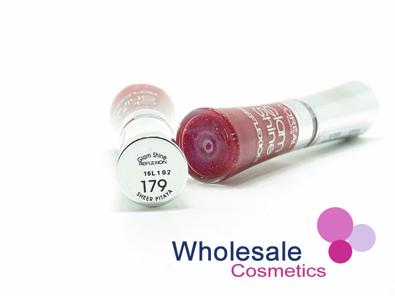9 x L'Oreal Glam Shine Reflexion Lip Gloss - 179 SHEER PITAYA